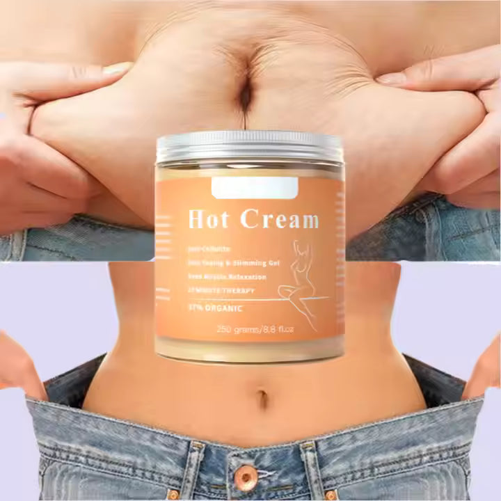 Private logo No Side Effects of Calf Muscles Breast Waist Belly Face Body Weight Loss Fat Burn Hot Slimming Cream for Tummy