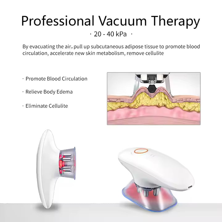 Fat Burn Infrared Vacuum Body Sculpture Face Lifting Anti Cellulite Vibration Massage Machine Electric Anticellulite Massager