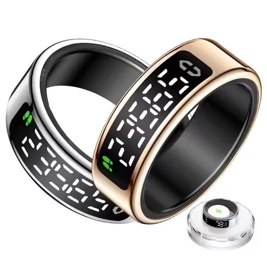 OEM Heathly Track Smart Ring with Touch Display & Gesture Control | AI-Powered Wearable Tech Wearable Device for Mental Health