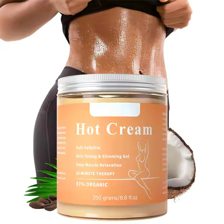 Private logo No Side Effects of Calf Muscles Breast Waist Belly Face Body Weight Loss Fat Burn Hot Slimming Cream for Tummy