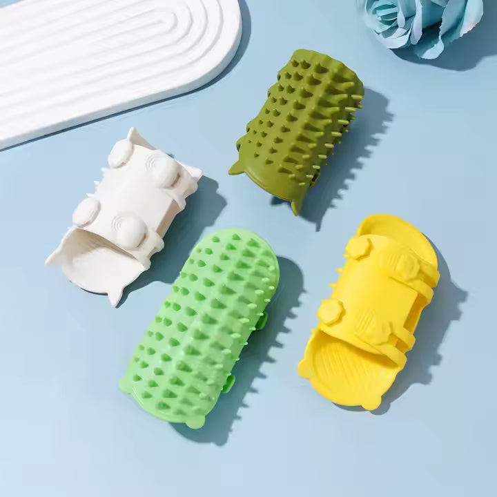 Hot Sale Soft Silicone Grooming Brush Gloves for Cats Small Animals Dogs for Massage Wash Bath