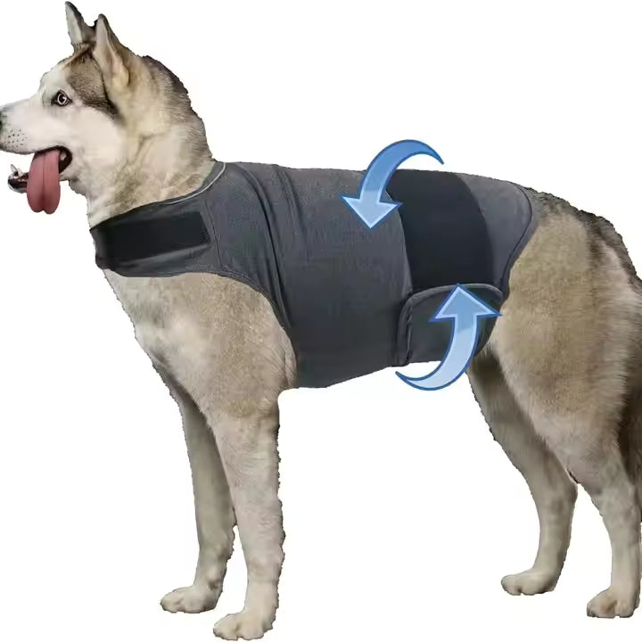 Pet Clothing Thermal Vest for Dogs Anti-anxiety Comforter Lightning Storm Scare Jacket Breathable