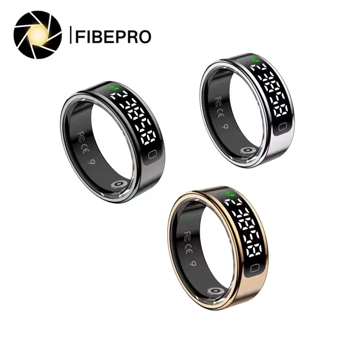 OEM Heathly Track Smart Ring with Touch Display & Gesture Control | AI-Powered Wearable Tech Wearable Device for Mental Health