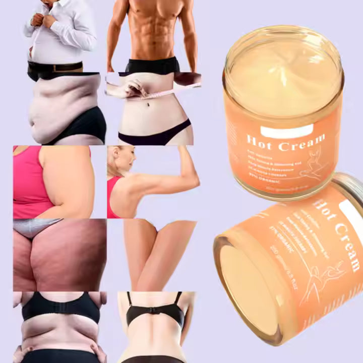 Private logo No Side Effects of Calf Muscles Breast Waist Belly Face Body Weight Loss Fat Burn Hot Slimming Cream for Tummy