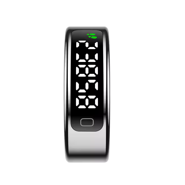 OEM Heathly Track Smart Ring with Touch Display & Gesture Control | AI-Powered Wearable Tech Wearable Device for Mental Health