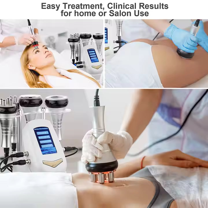 Lipocavitation Cellulite Reduction Massager Radiofrequency Home Use 3-in-1 40k Body Slimming Device